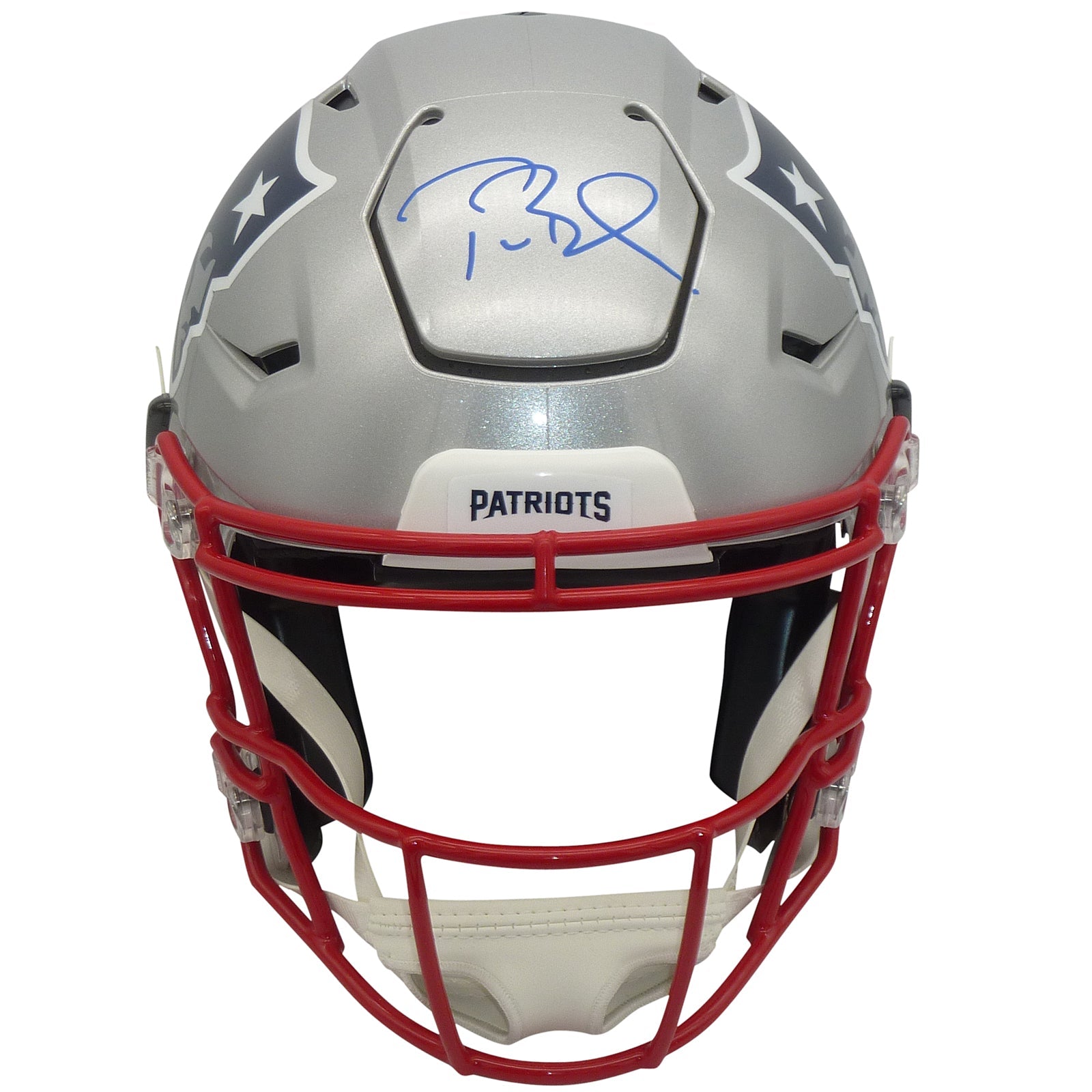 Autographed Tom Brady New England Patriots Riddell Speed Flex Authentic Helmet - Fanatics Authentic-Powers Sports Memorabilia