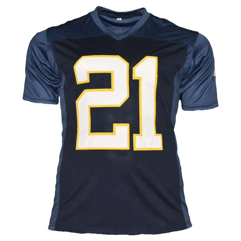 Autographed Ladainian Tomlinson San Diego (Navy Blue #21) Custom Jersey - JSA-Powers Sports Memorabilia