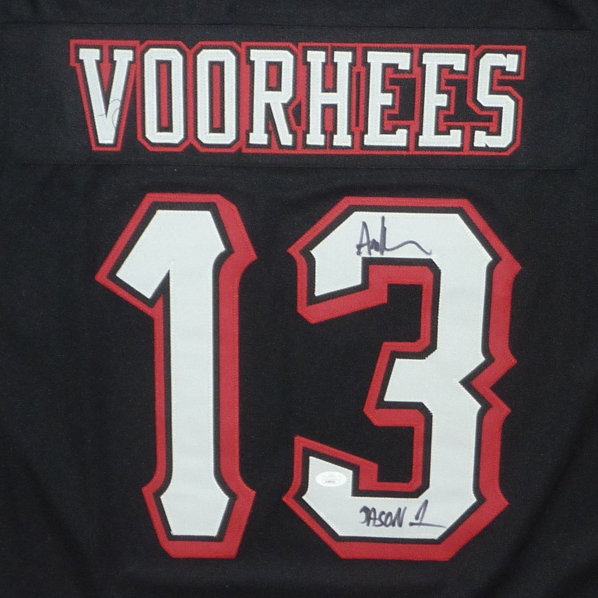 Autographed Ari Lehman Friday the 13th (Jason Voorhies #13) Custom Jersey - JSA-Powers Sports Memorabilia