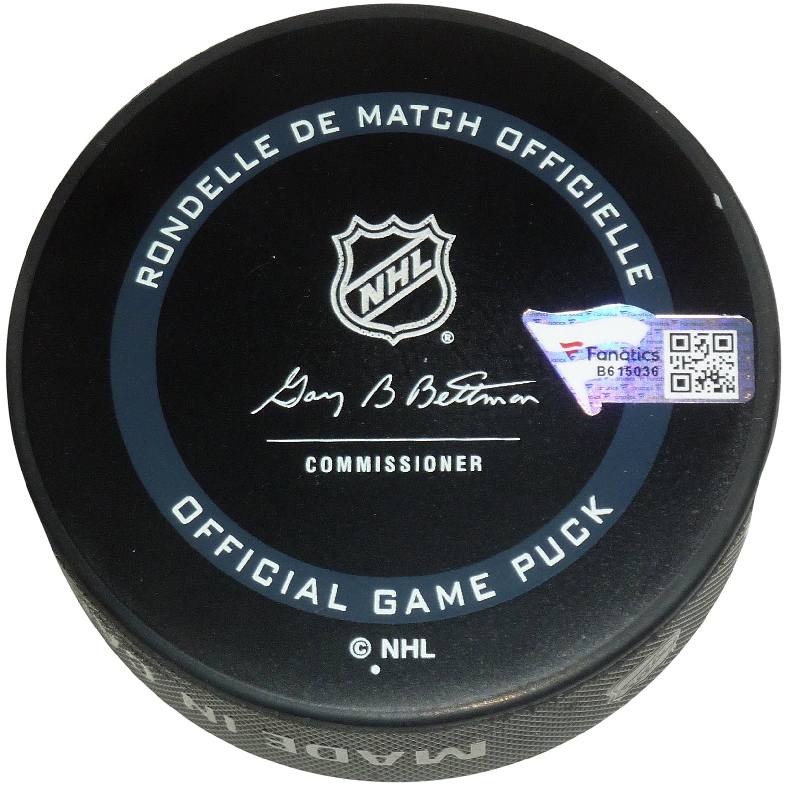 Autographed Spencer Knight Florida Panthers Official Game Hockey Puck in Cube - Fanatics-Powers Sports Memorabilia