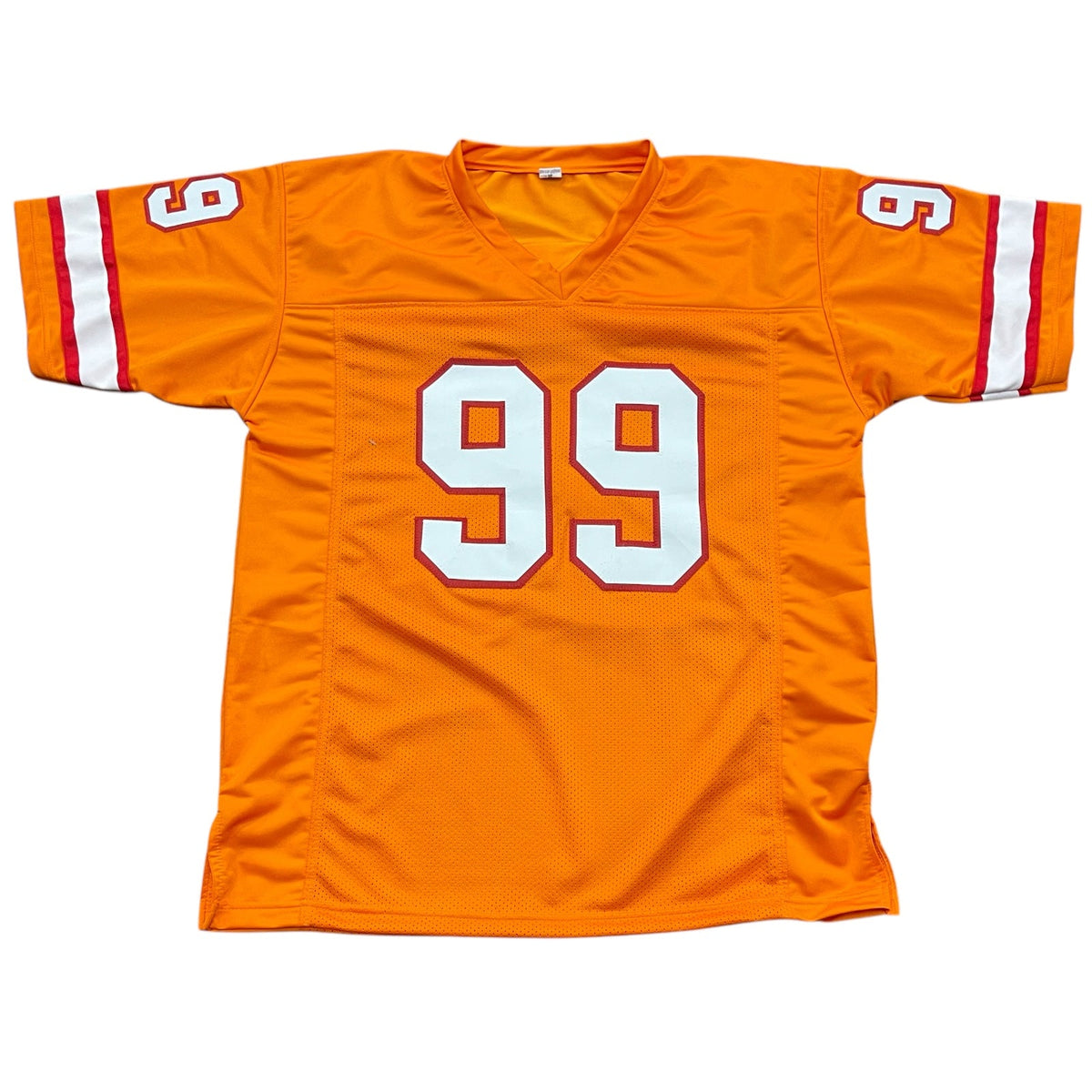 Autographed Warren Sapp Tampa Bay (Creamsicle Orange #99) Custom Jersey - JSA-Powers Sports Memorabilia