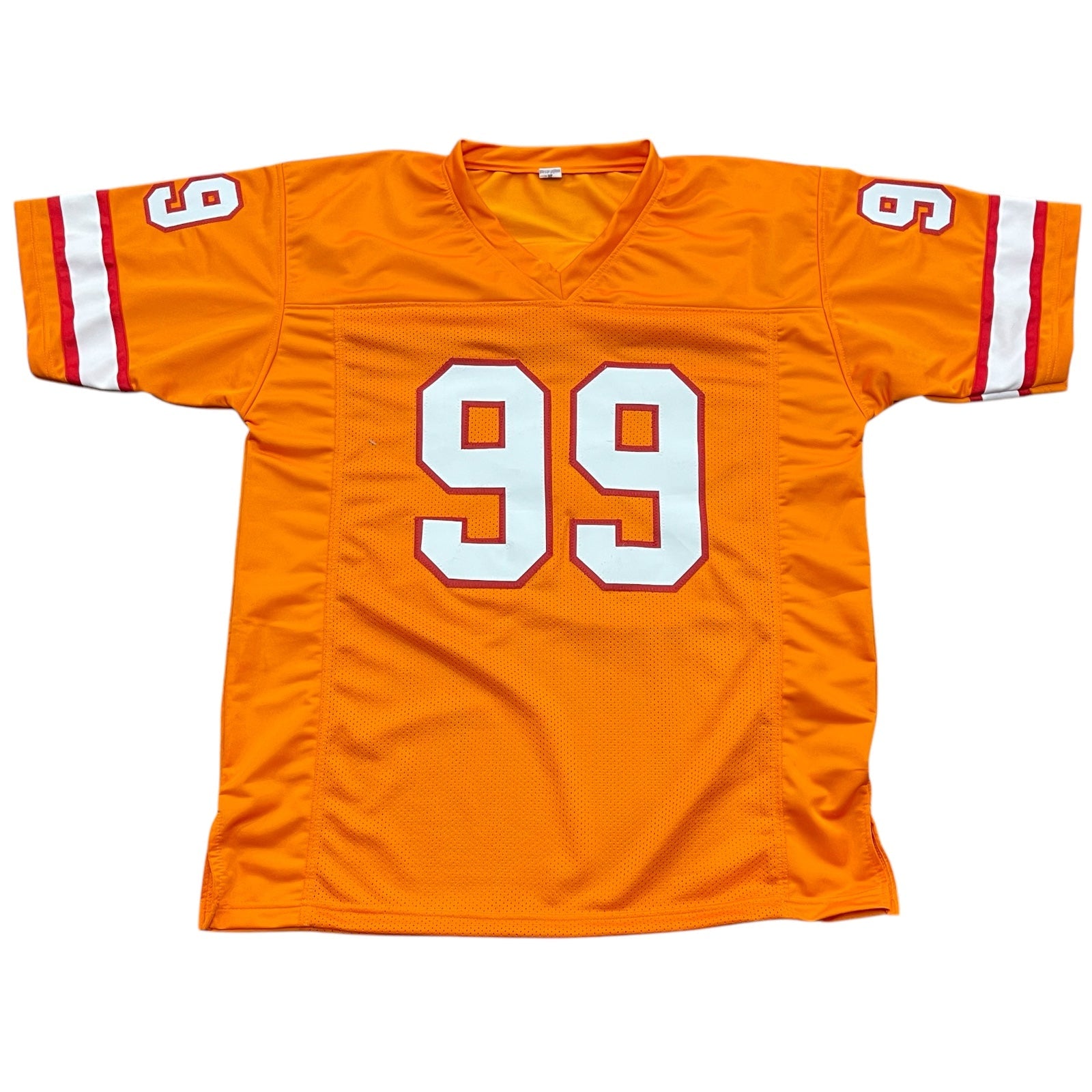 Autographed Warren Sapp Tampa Bay (Creamsicle Orange #99) Custom Jersey - JSA-Powers Sports Memorabilia