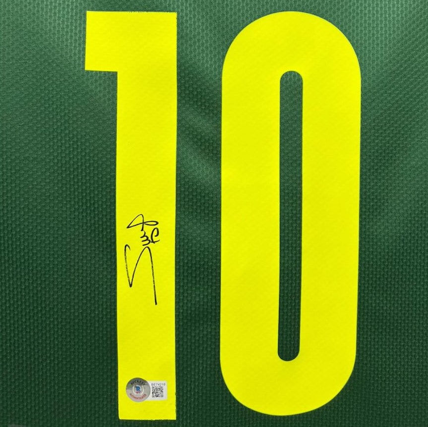 Autographed Sadio Mane Senegal (Green #10) Soccer Jersey - BAS