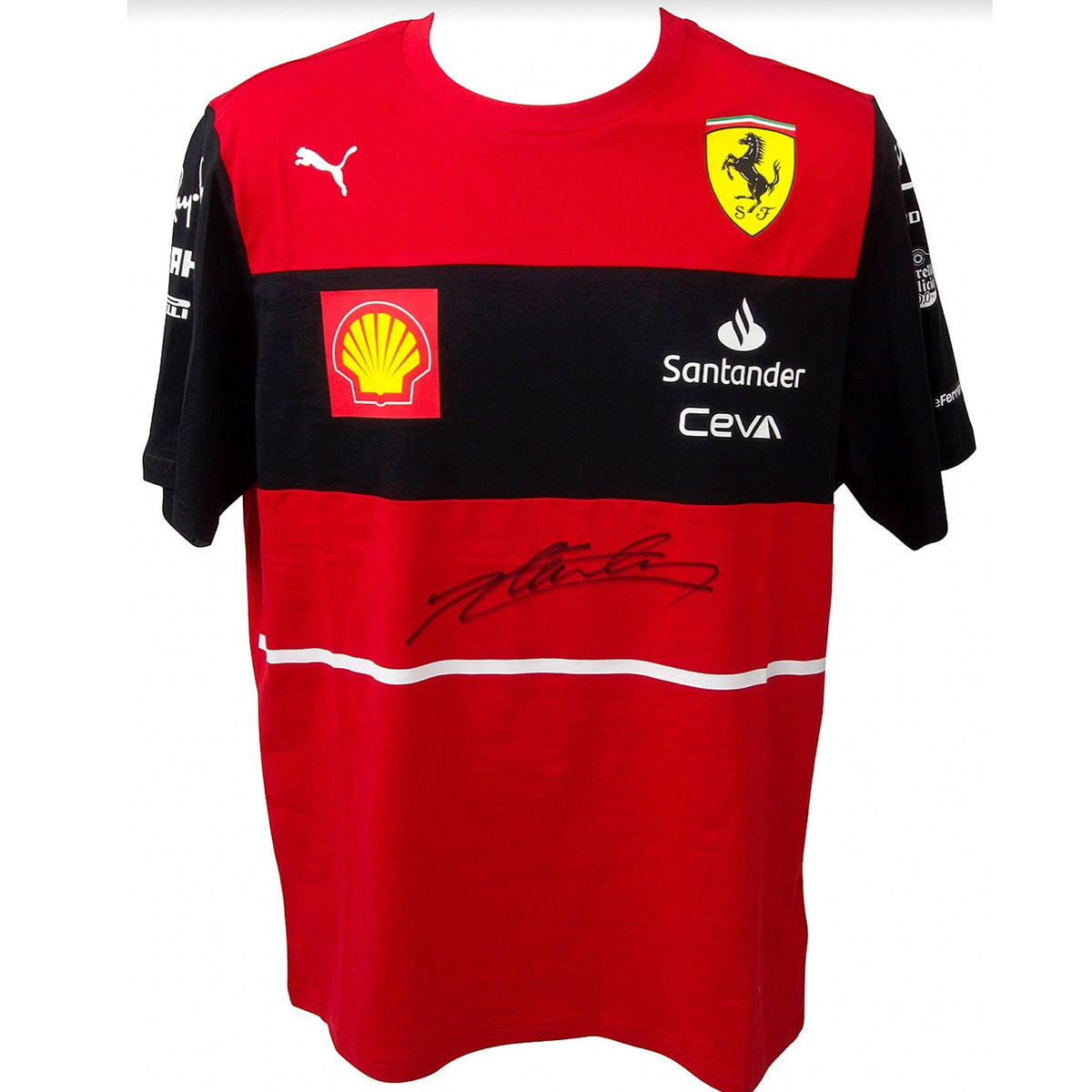 Autographed Charles Leclerc F1 Puma Jersey - Beckett-Powers Sports Memorabilia