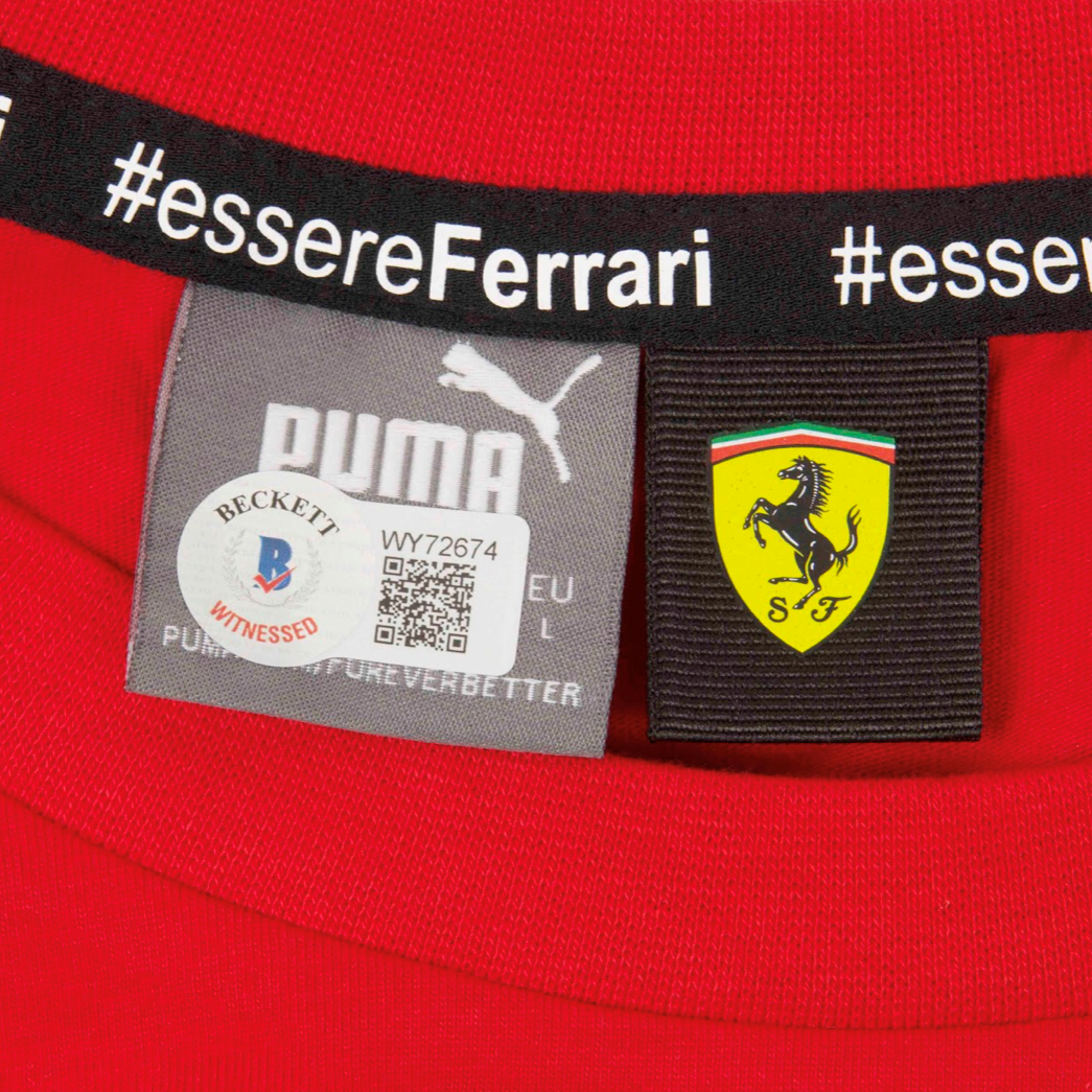 Autographed Charles Leclerc F1 Puma Jersey - Beckett-Powers Sports Memorabilia