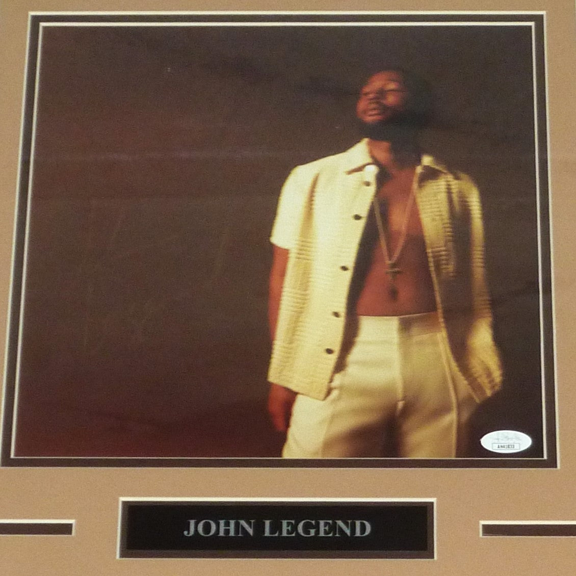 Autographed John Legend Music Deluxe Framed 12x12 Photo - JSA-Powers Sports Memorabilia