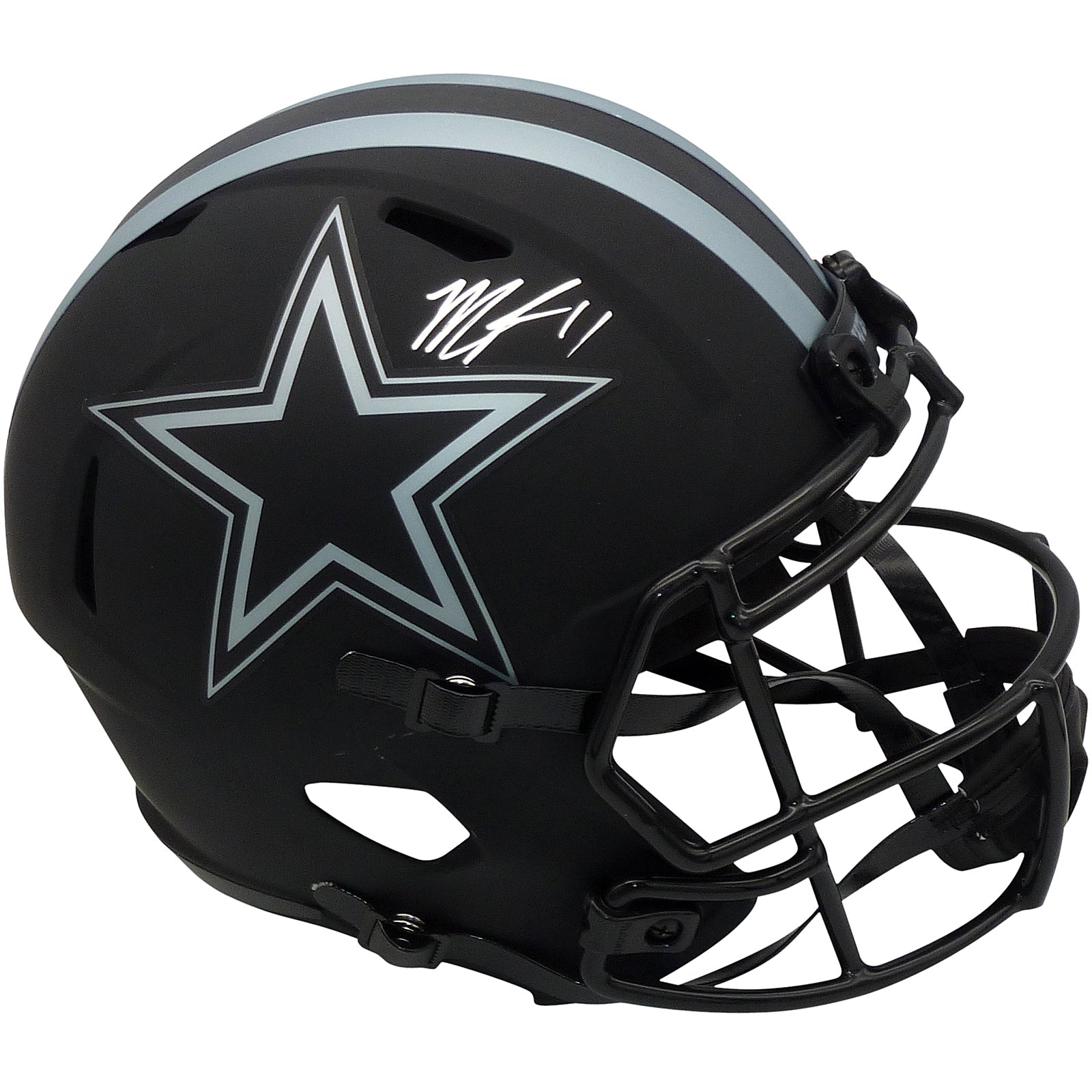 Autographed Micah Parsons Dallas Cowboys ECLIPSE Alternate Full-Size Replica Helmet - Fanatics-Powers Sports Memorabilia