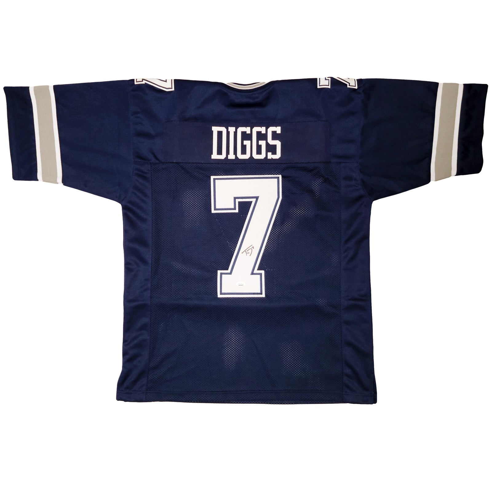 Autographed Trevon Diggs Dallas (Navy Blue #7) Custom Jersey - JSA-Powers Sports Memorabilia