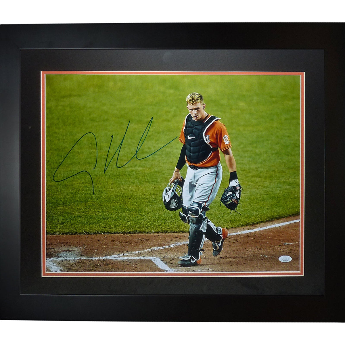 Autographed Adley Rutschman Baltimore Orioles Deluxe Framed 16x20 Photo - JSA-Powers Sports Memorabilia