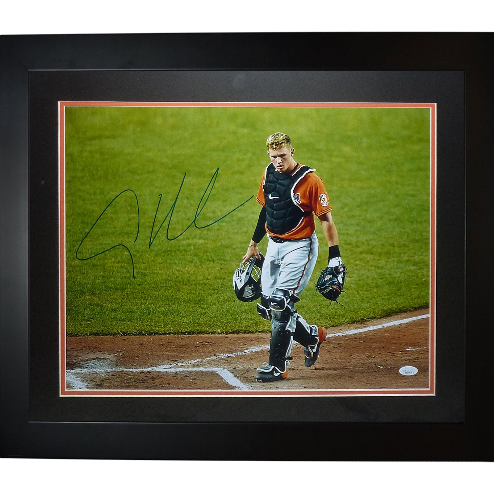 Autographed Adley Rutschman Baltimore Orioles Deluxe Framed 16x20 Photo - JSA-Powers Sports Memorabilia