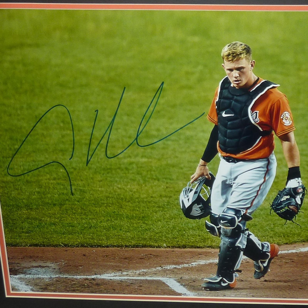 Autographed Adley Rutschman Baltimore Orioles Deluxe Framed 16x20 Photo - JSA-Powers Sports Memorabilia