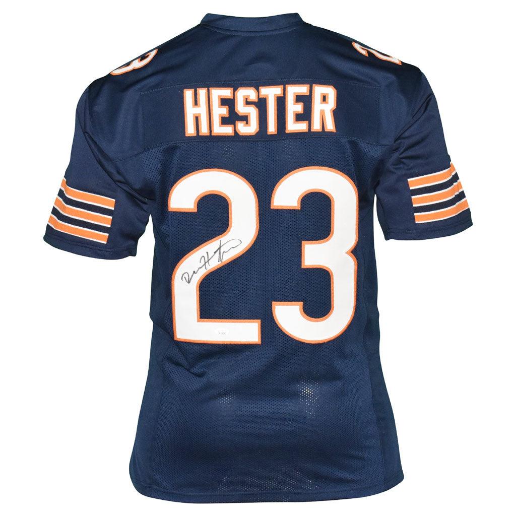 Autographed Devin Hester Chicago (Navy Blue #23) Custom Jersey - JSA-Powers Sports Memorabilia