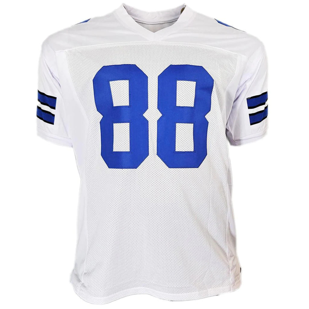 Autographed Michael Irvin Dallas (White #88) Custom Jersey - Beckett-Powers Sports Memorabilia