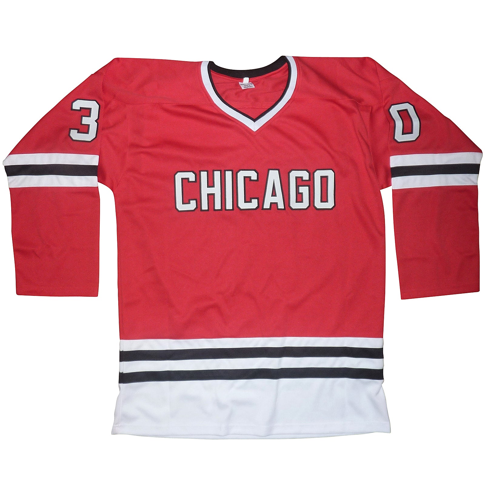 Autographed Ed Belfour Chicago (Red #30) Custom Hockey Jersey - JSA-Powers Sports Memorabilia