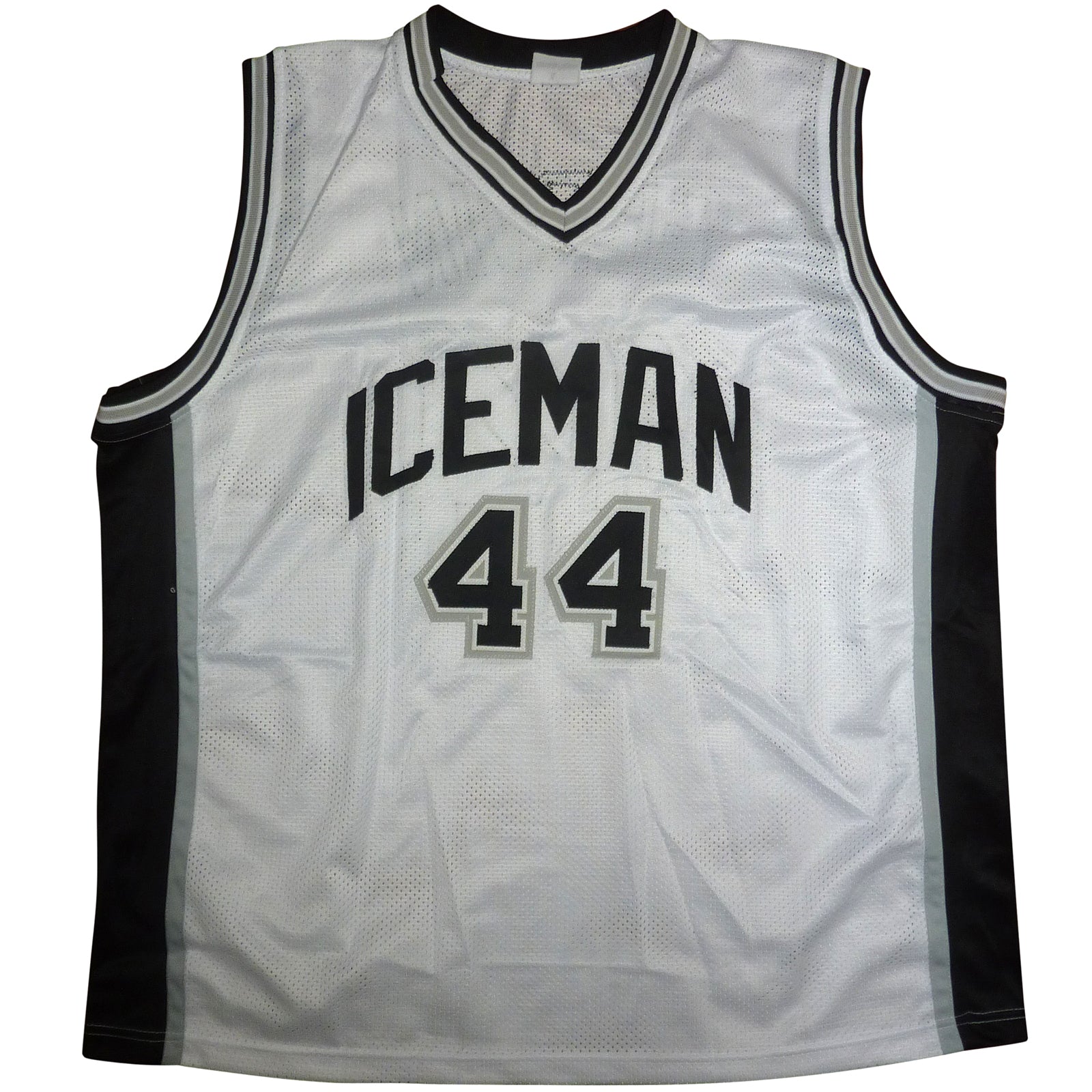 Autographed George Gervin San Antonio (White #44) Ice Man Custom Jersey - JSA-Powers Sports Memorabilia
