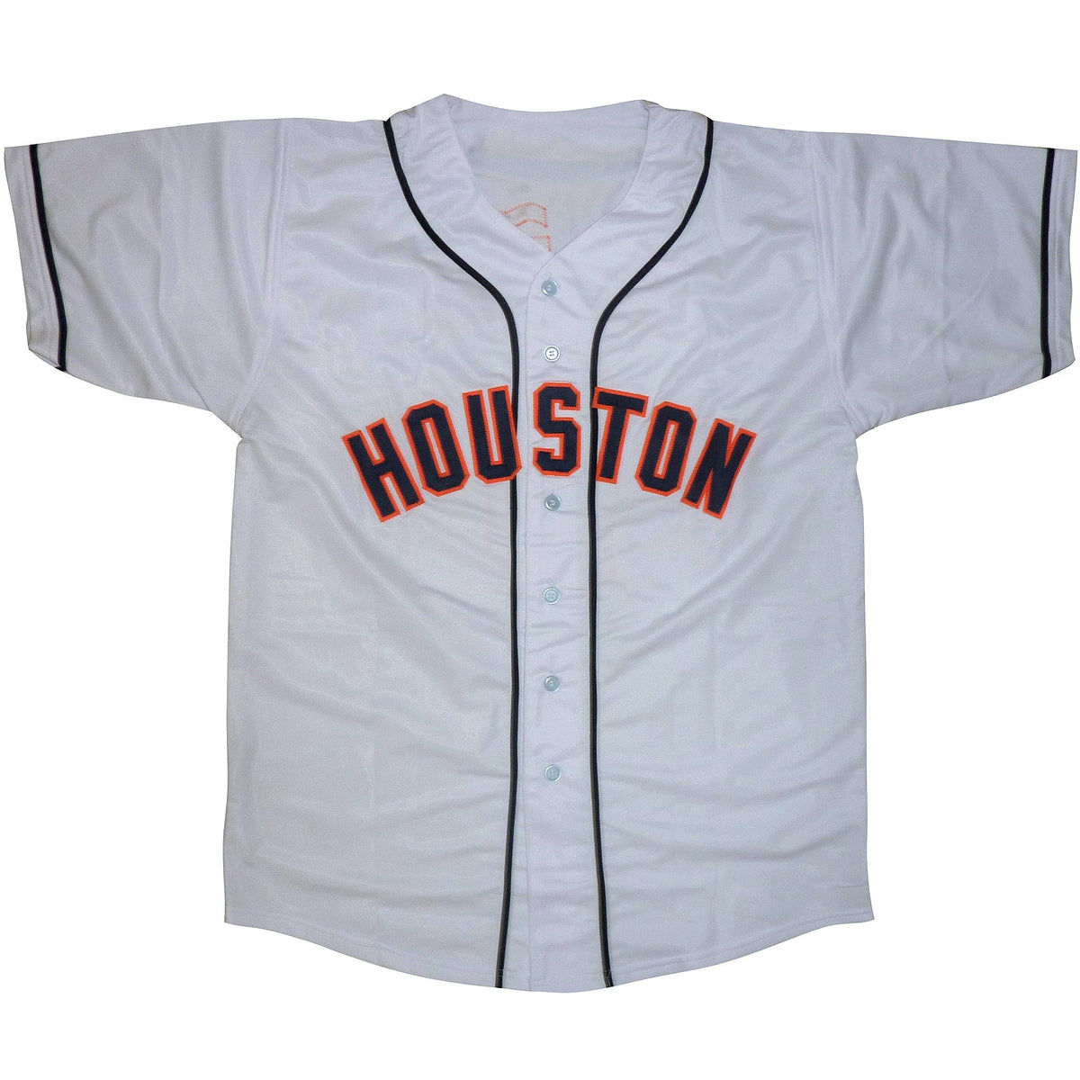 Autographed Jeremy Pena Houston (White #3) Custom Jersey - JSA-Powers Sports Memorabilia