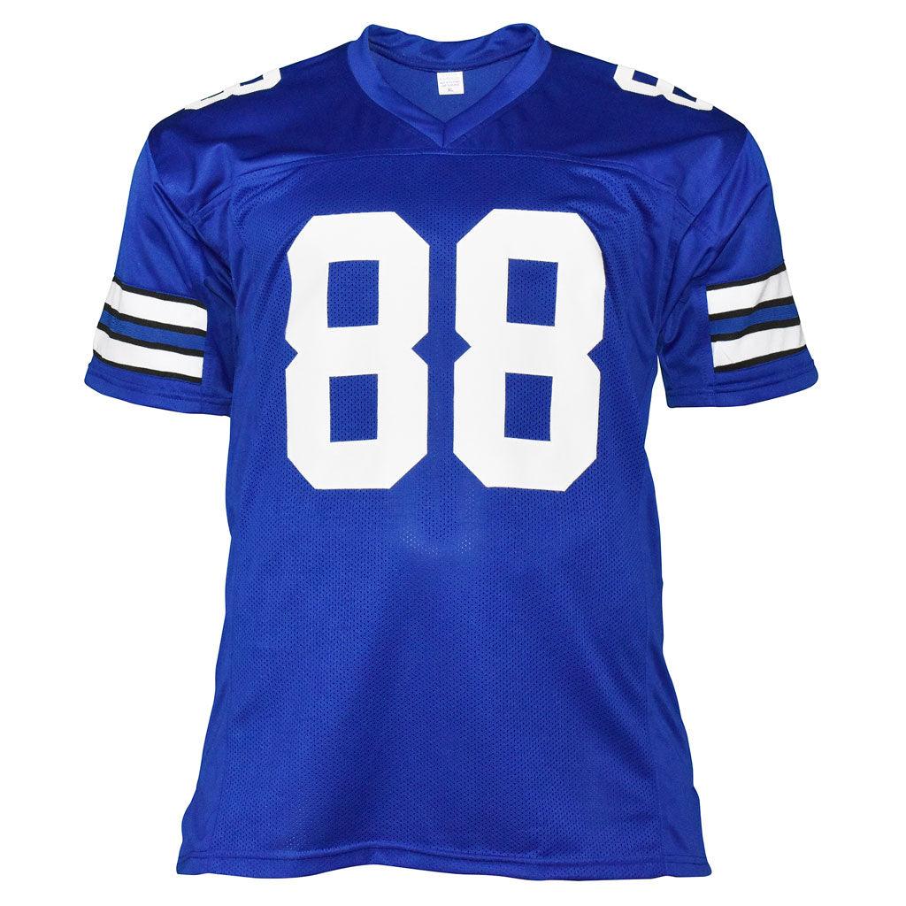 Autographed Drew Pearson Dallas (Blue #88) Custom Jersey - BAS-Powers Sports Memorabilia