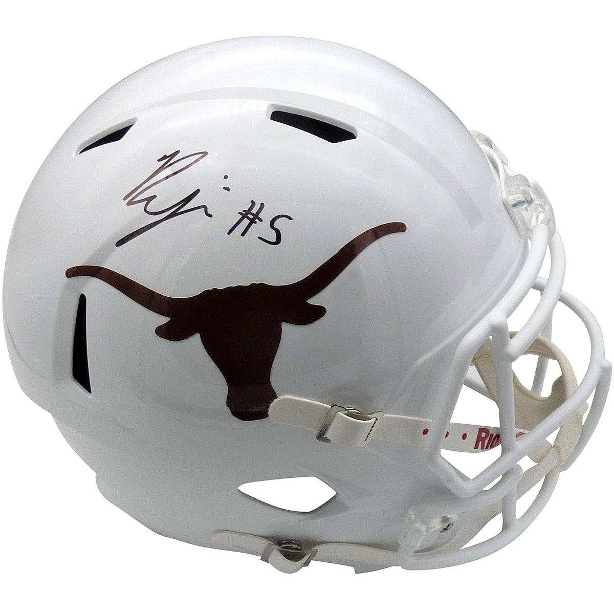 Autographed Bijan Robinson Texas Longhorns Deluxe Full-Size Replica Helmet - Beckett-Powers Sports Memorabilia