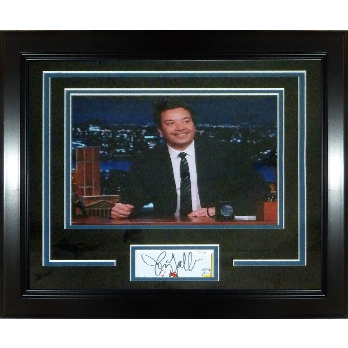 Autographed Jimmy Fallon “The Tonight Show” Signature Series Frame - JSA-Powers Sports Memorabilia