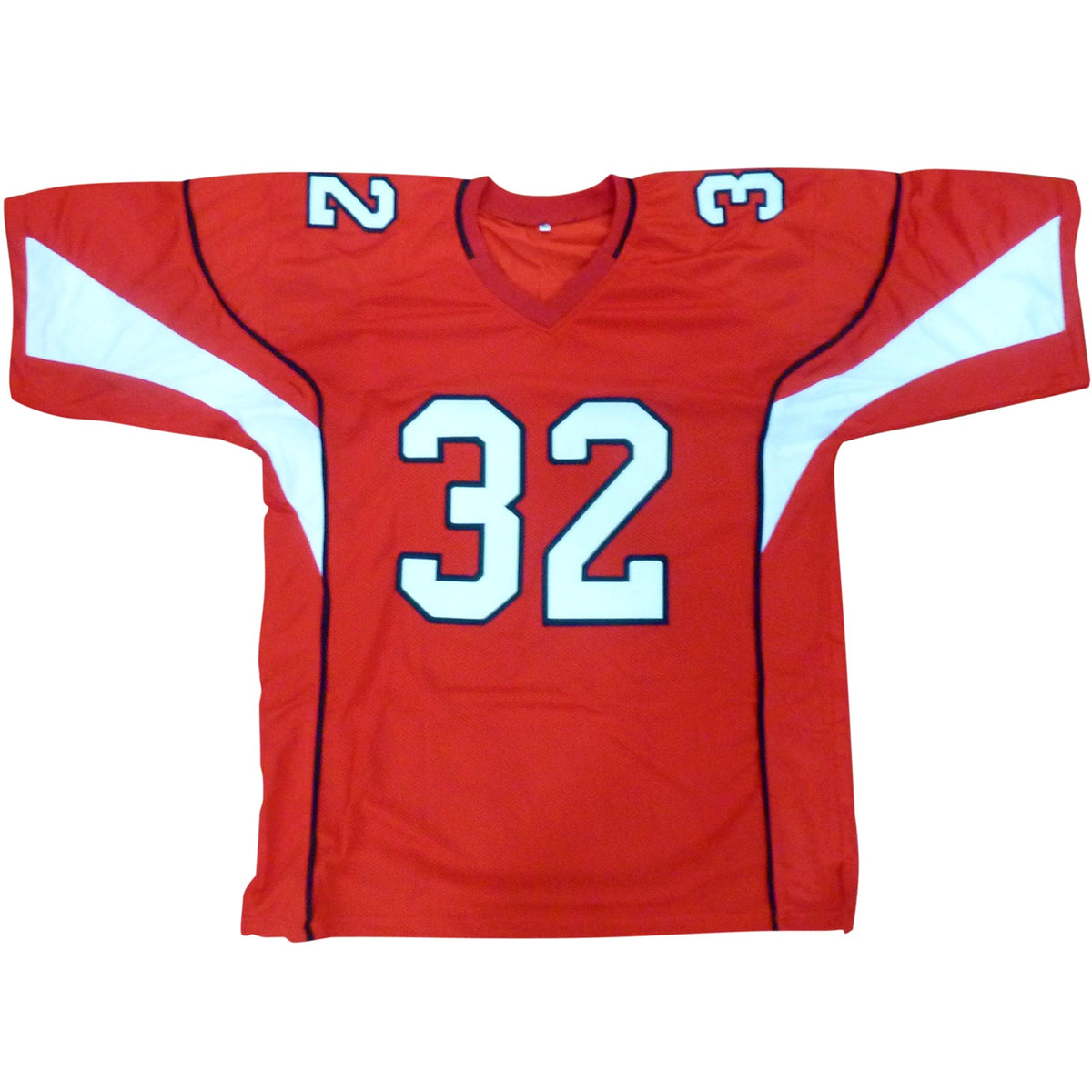 Autographed Buddha Baker Arizona (Red #32) Custom Jersey - Beckett-Powers Sports Memorabilia