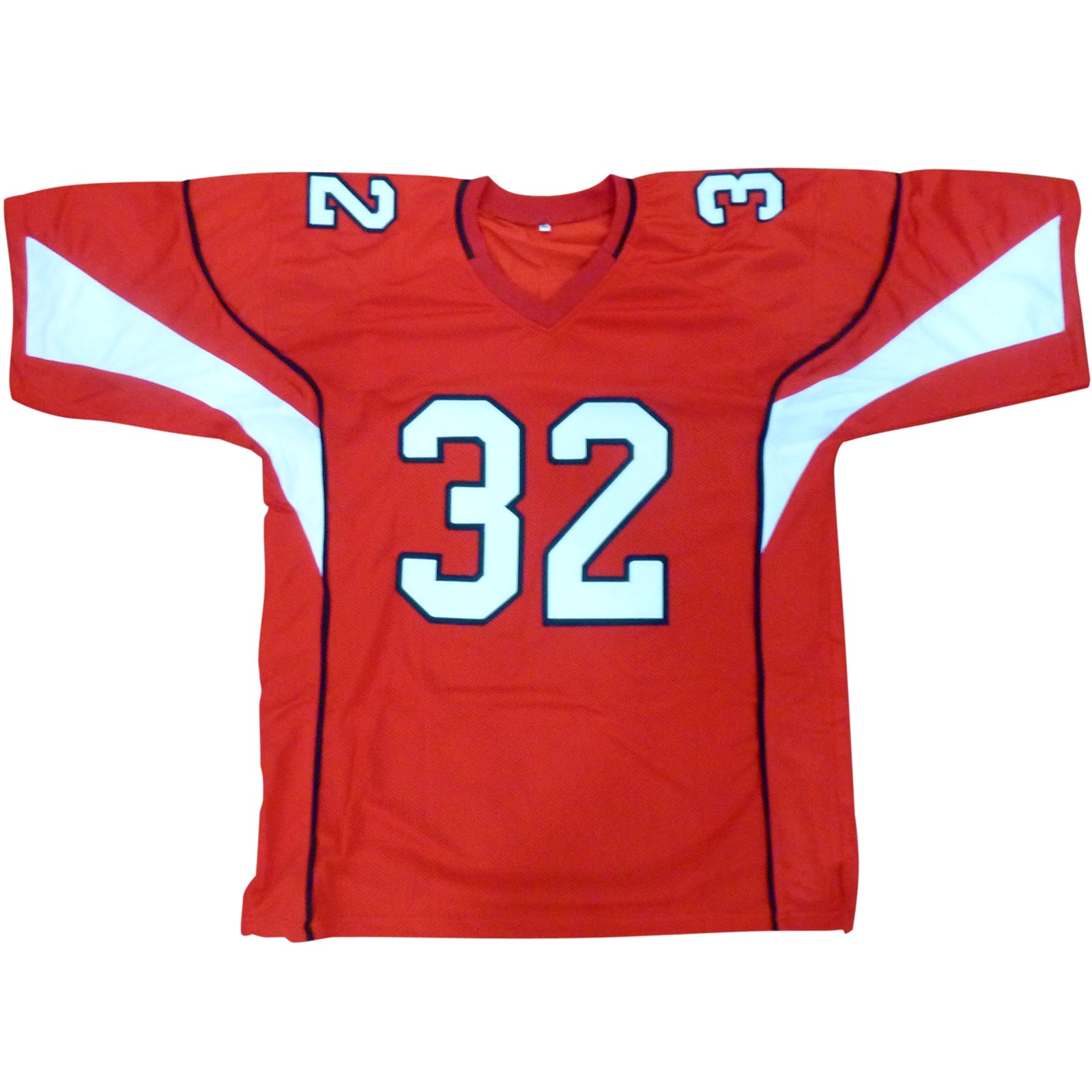 Autographed Buddha Baker Arizona (Red #32) Custom Jersey - Beckett-Powers Sports Memorabilia