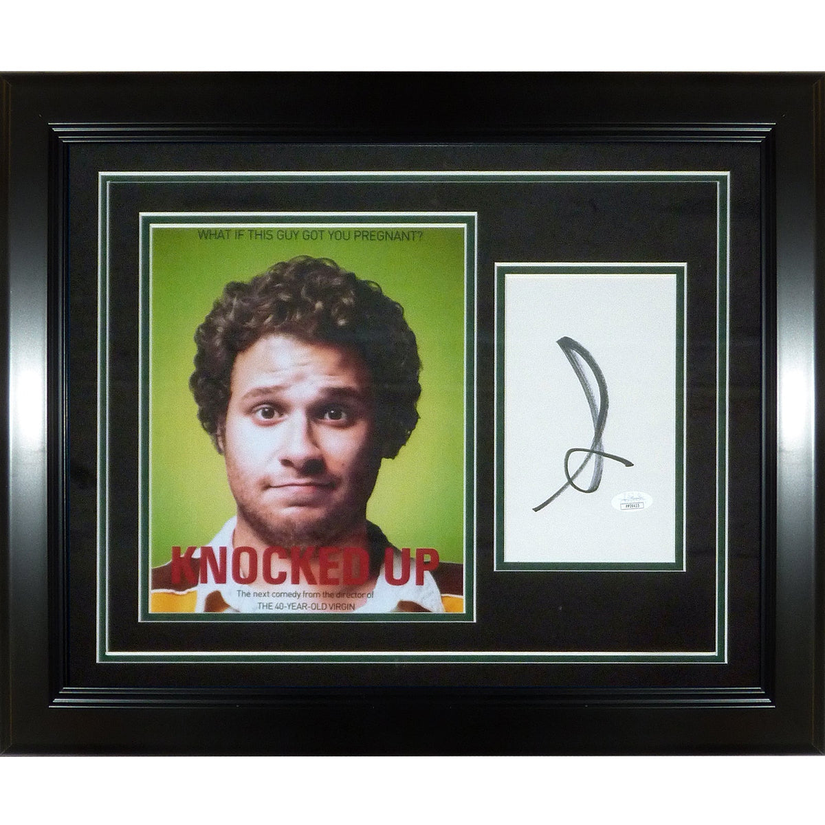 Autographed Seth Rogen “Knocked Up” Movie “Signature Series” 8x10 Frame - JSA-Powers Sports Memorabilia