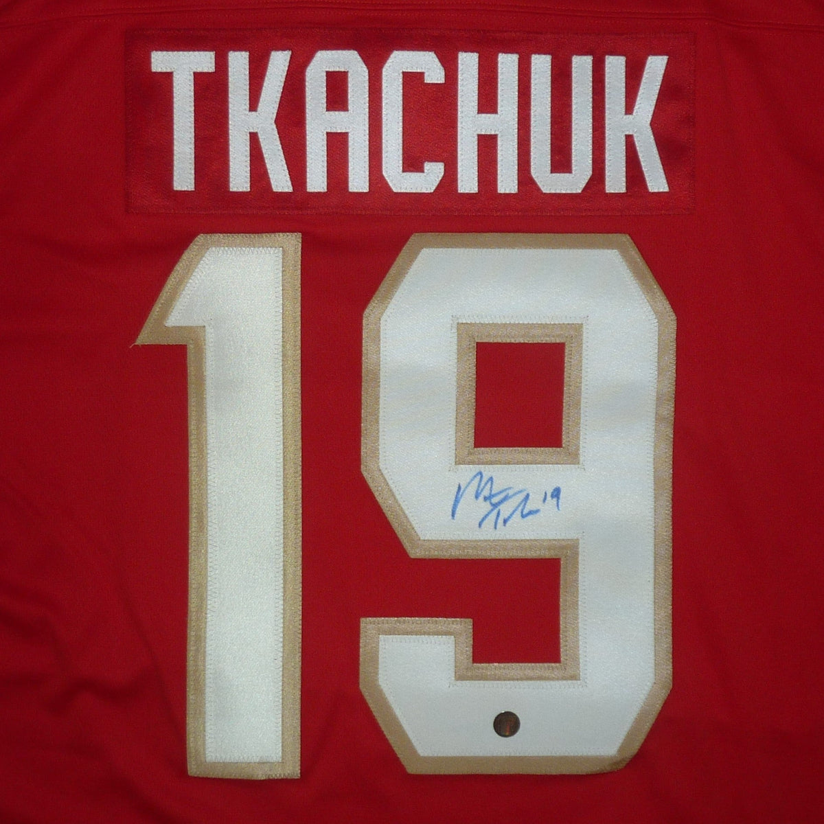 Autographed Matthew Tkachuk Florida Panthers (Red #19) Authentic Breakaway Jersey - JSA-Powers Sports Memorabilia