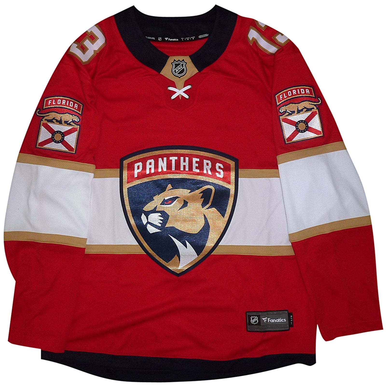 Autographed Sam Reinhart Florida Panthers (Red #13) Breakaway Hockey Jersey - JSA-Powers Sports Memorabilia
