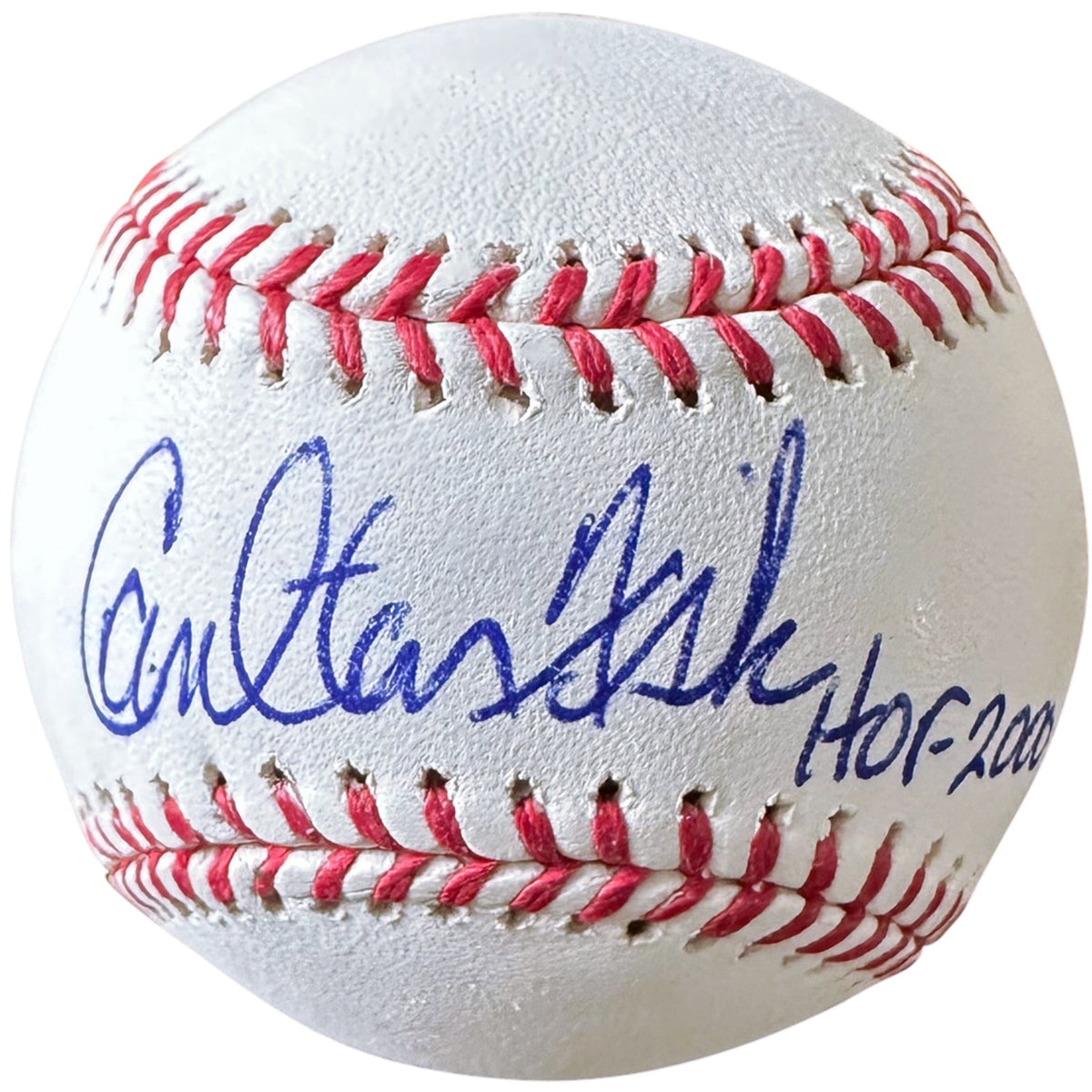 Autographed Carlton Fisk Baseball w/ "HOF 2000"-Powers Sports Memorabilia