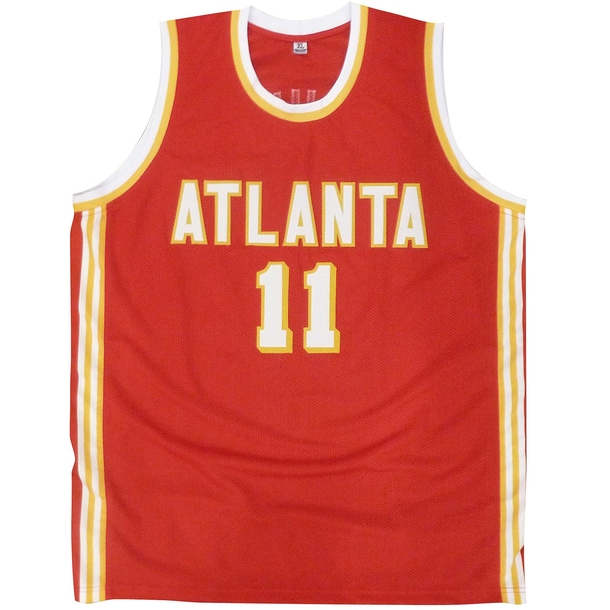 Autographed Trae Young Atlanta (Red #11) Custom Jersey - Beckett-Powers Sports Memorabilia
