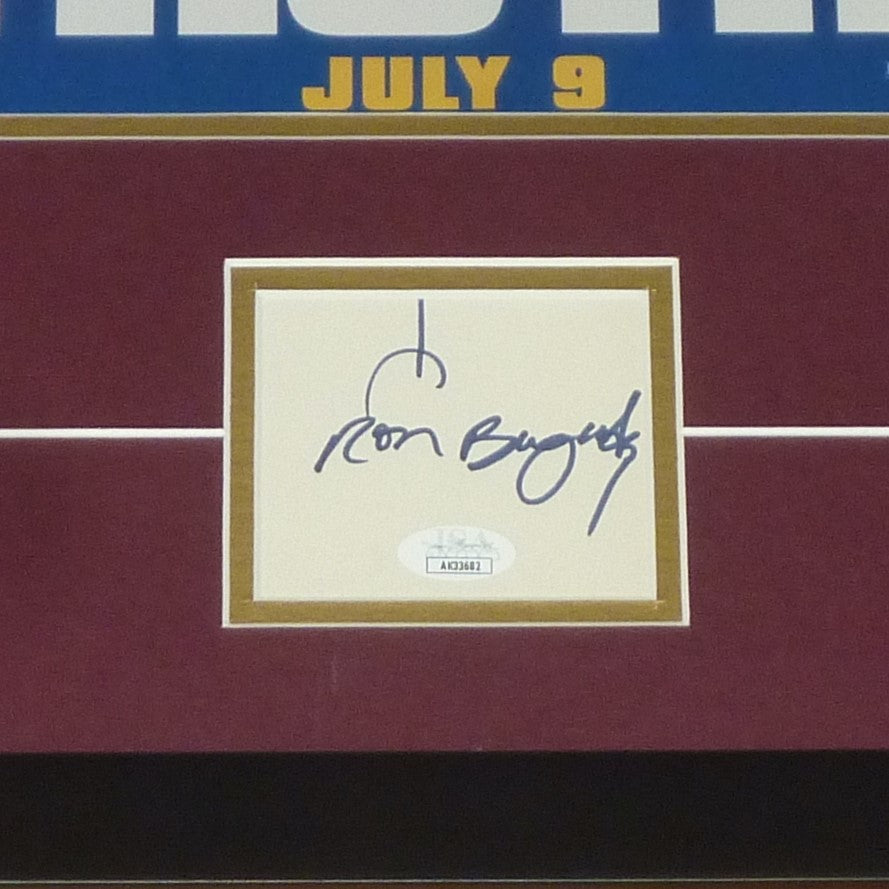 Anchorman 11x17 Movie Poster Deluxe Framed with Will Ferrell AKA Ron Burgundy Autograph - JSA-Powers Sports Memorabilia