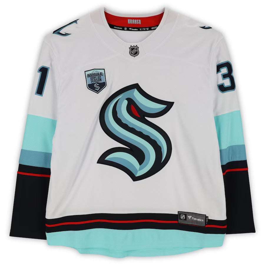 Autographed Philipp Grubauer Seattle Kraken (White #31) Fanatics Hockey Jersey - Fanatics-Powers Sports Memorabilia