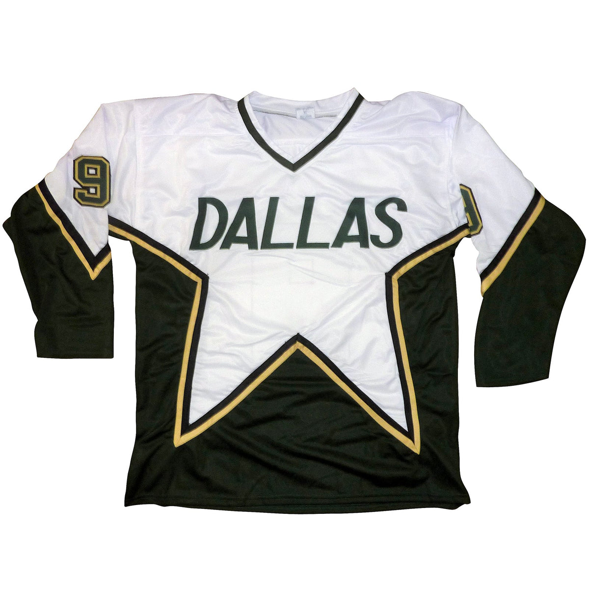 Autographed Mike Modano Dallas (White #9) Custom Jersey - JSA-Powers Sports Memorabilia