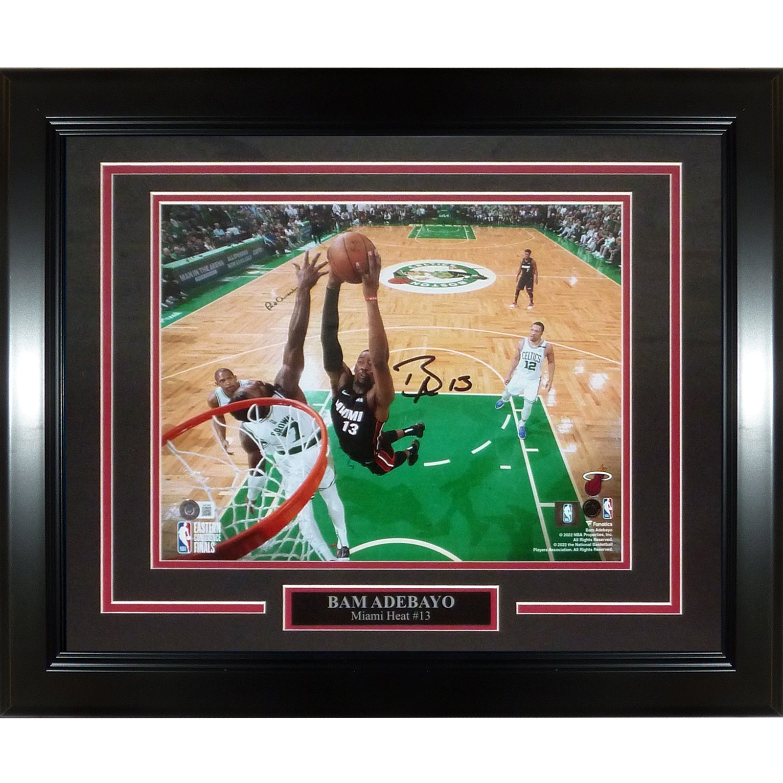 Autographed Bam Adebayo Miami Heat Deluxe Framed 11x14 Photo - JSA-Powers Sports Memorabilia