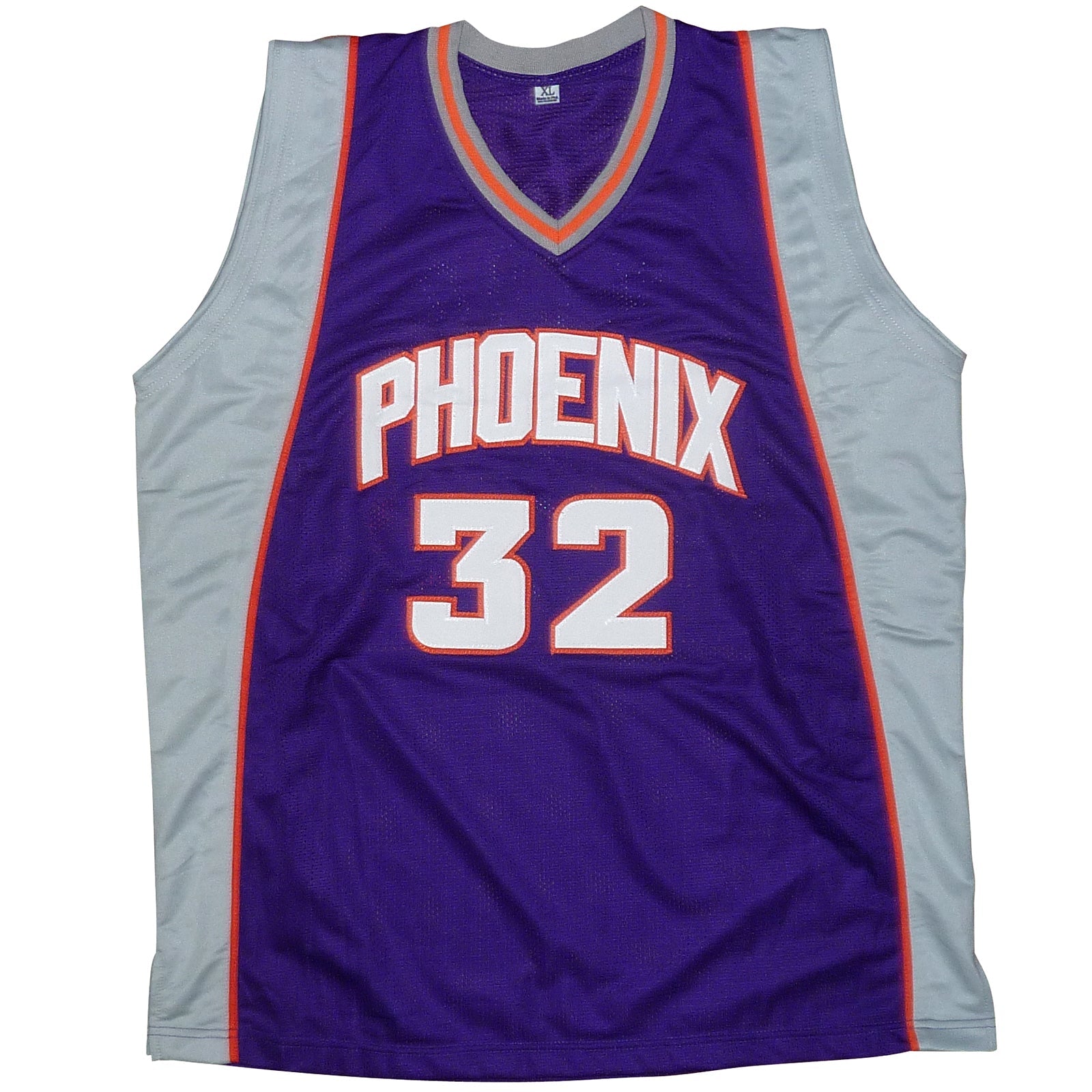 Autographed Jason Kidd Phoenix (Purple #32) Custom Jersey - Beckett-Powers Sports Memorabilia