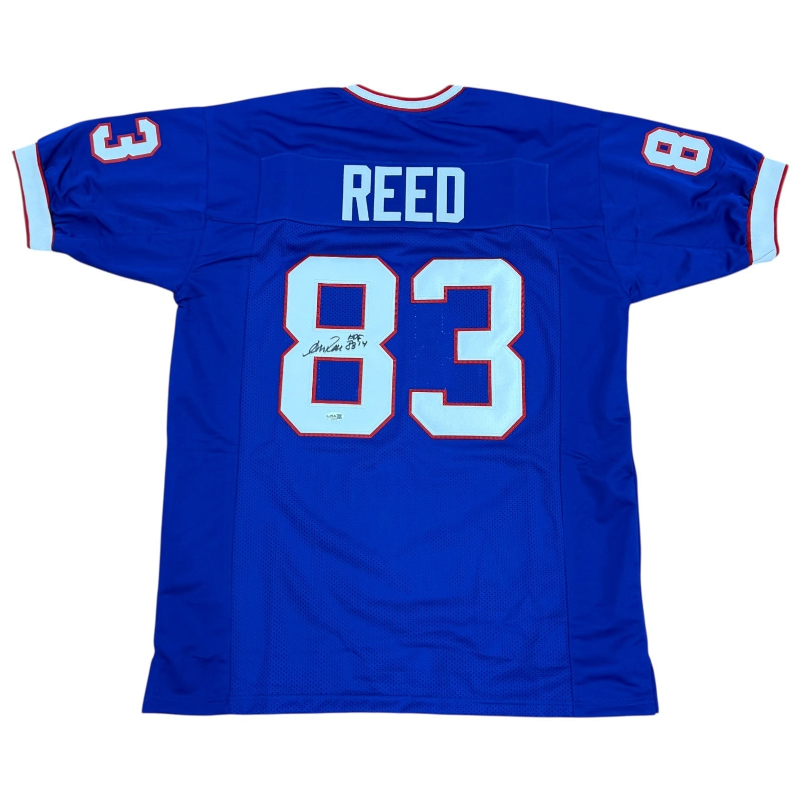 Autographed Andre Reed Buffalo (Blue #83) Custom Jersey - JSA-Powers Sports Memorabilia