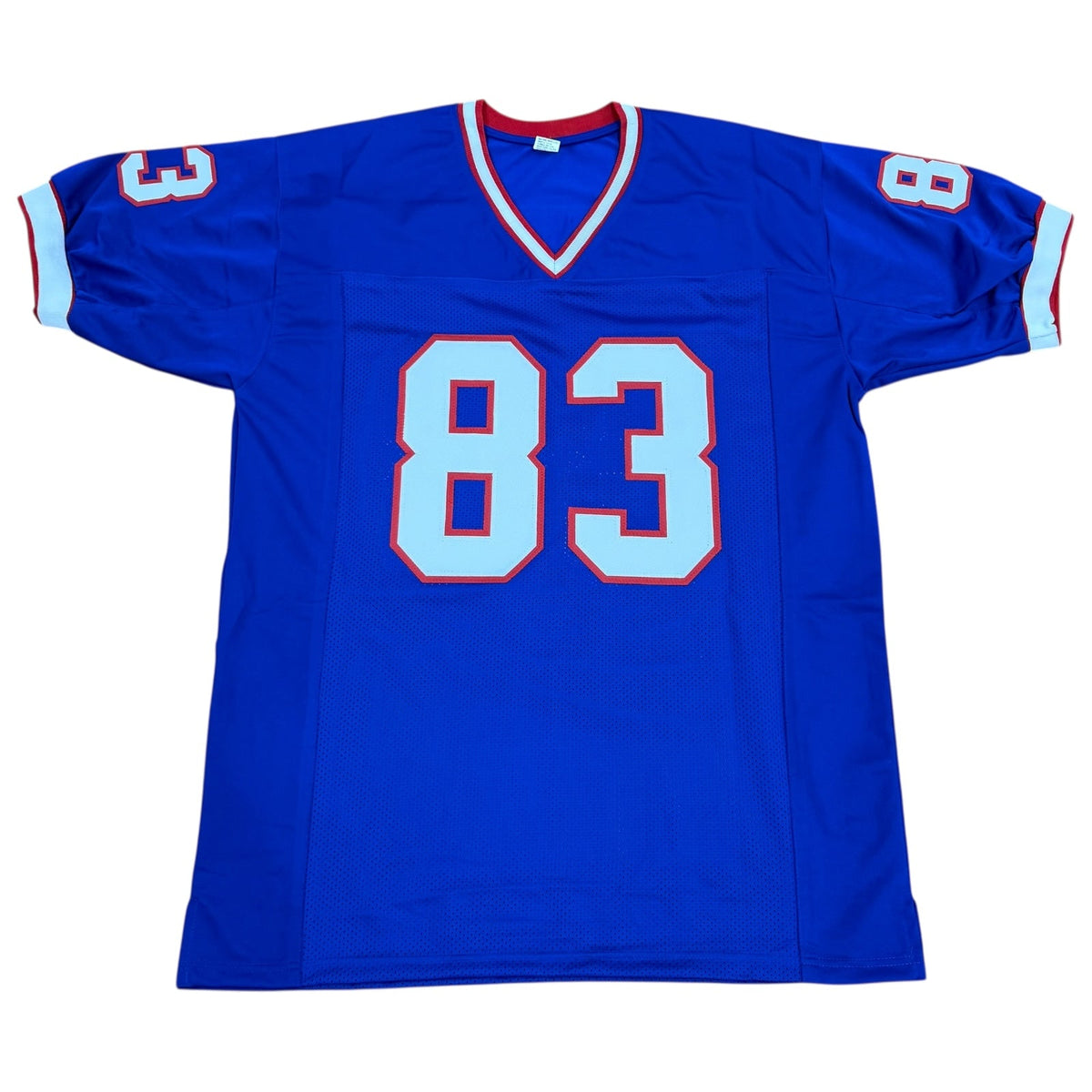 Autographed Andre Reed Buffalo (Blue #83) Custom Jersey - JSA-Powers Sports Memorabilia