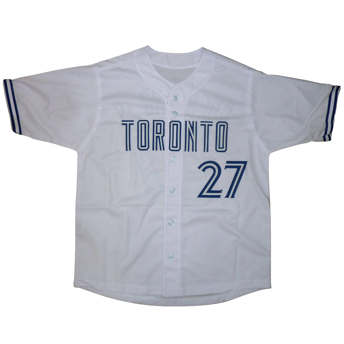 Autographed Vladimir Guerrero Jr. Toronto (White #27) Custom Jersey - JSA-Powers Sports Memorabilia