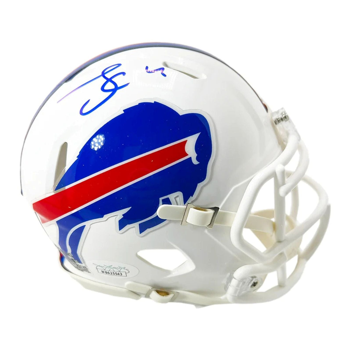 Autographed James Cook Buffalo Bills Mini Helmet - JSA-Powers Sports Memorabilia