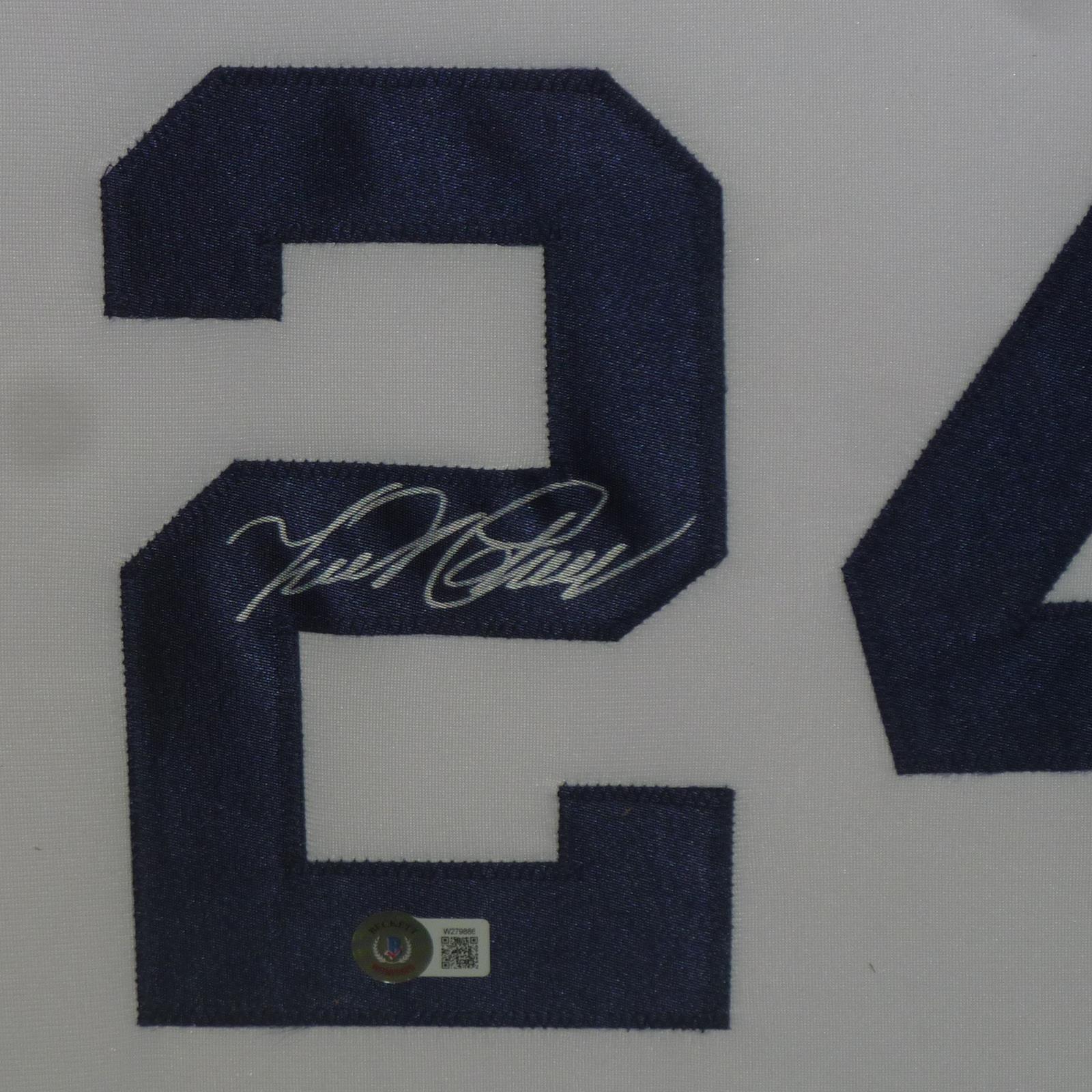 Autographed Miguel Cabrera Detroit (White #24) Deluxe Framed Jersey - JSA-Powers Sports Memorabilia