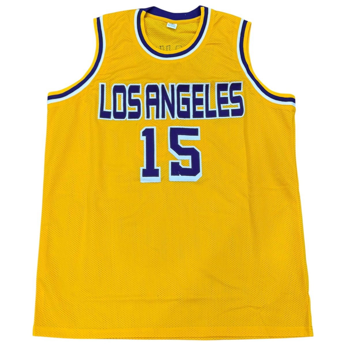 Autographed Austin Reaves Los Angeles (Yellow #15) Custom Jersey - Beckett-Powers Sports Memorabilia