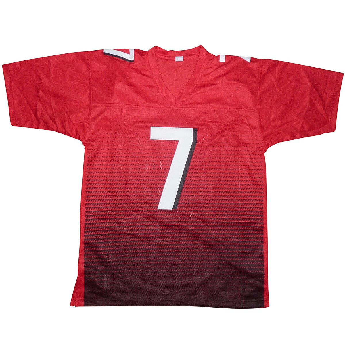 Autographed Bijan Robinson Atlanta (Red #7) Custom Jersey - BAS Witness-Powers Sports Memorabilia