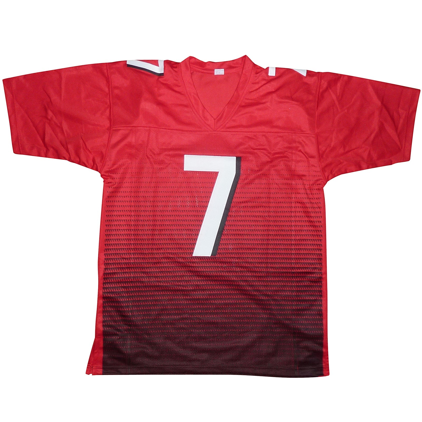 Autographed Bijan Robinson Atlanta (Red #7) Custom Jersey - BAS Witness-Powers Sports Memorabilia