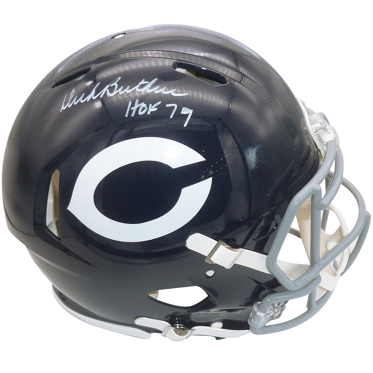 Autographed Dick Butkus Chicago Bears (Throwback) Authentic Proline Helmet w/ "HOF 79" - JSA-Powers Sports Memorabilia