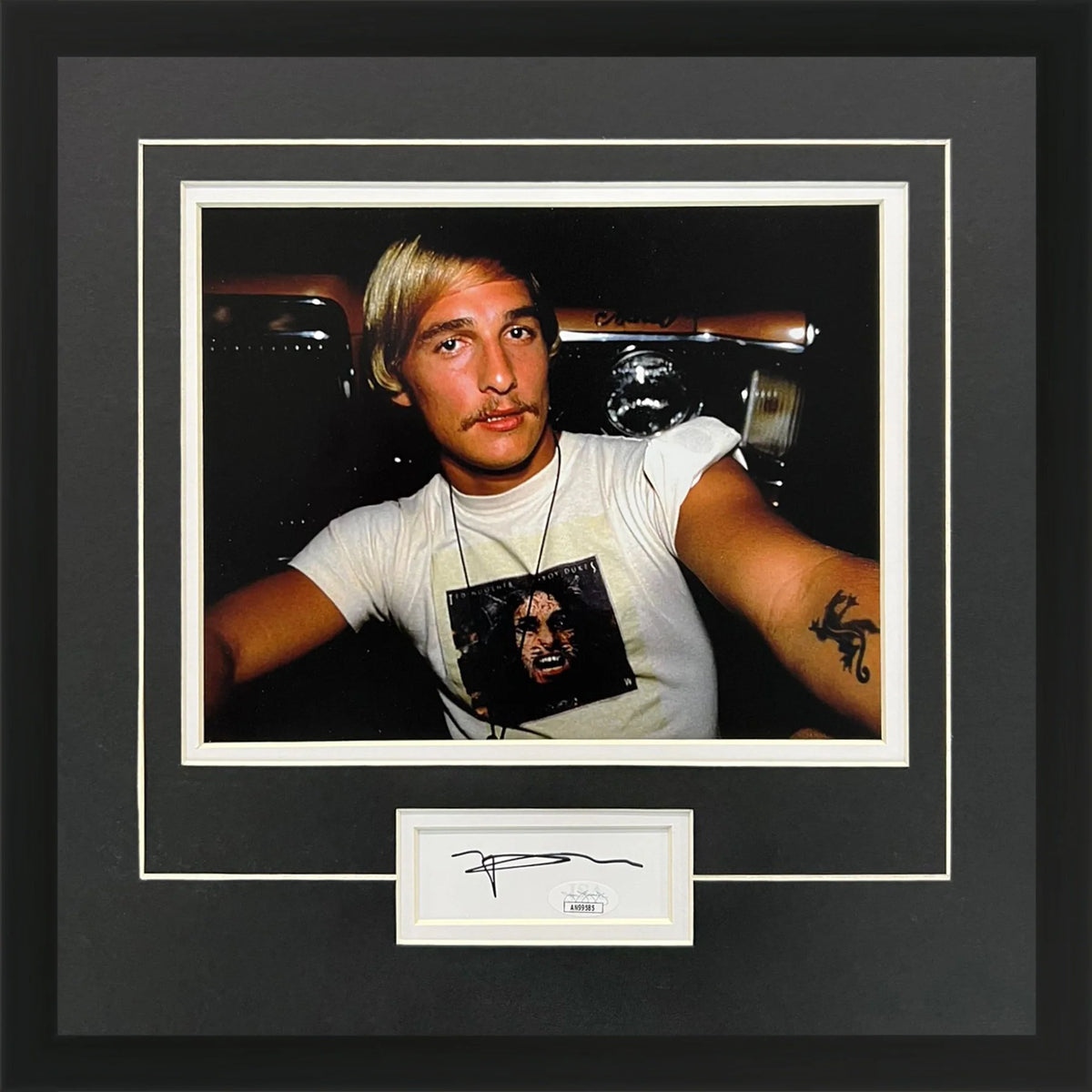 Autographed Matthew McConaughey Dazed and Confused "Signature Series" Frame - JSA-Powers Sports Memorabilia
