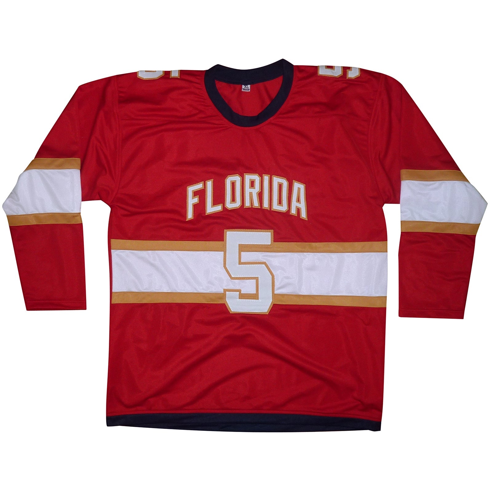 Autographed Aaron Ekblad Florida (Red #5) Custom Jersey - JSA-Powers Sports Memorabilia