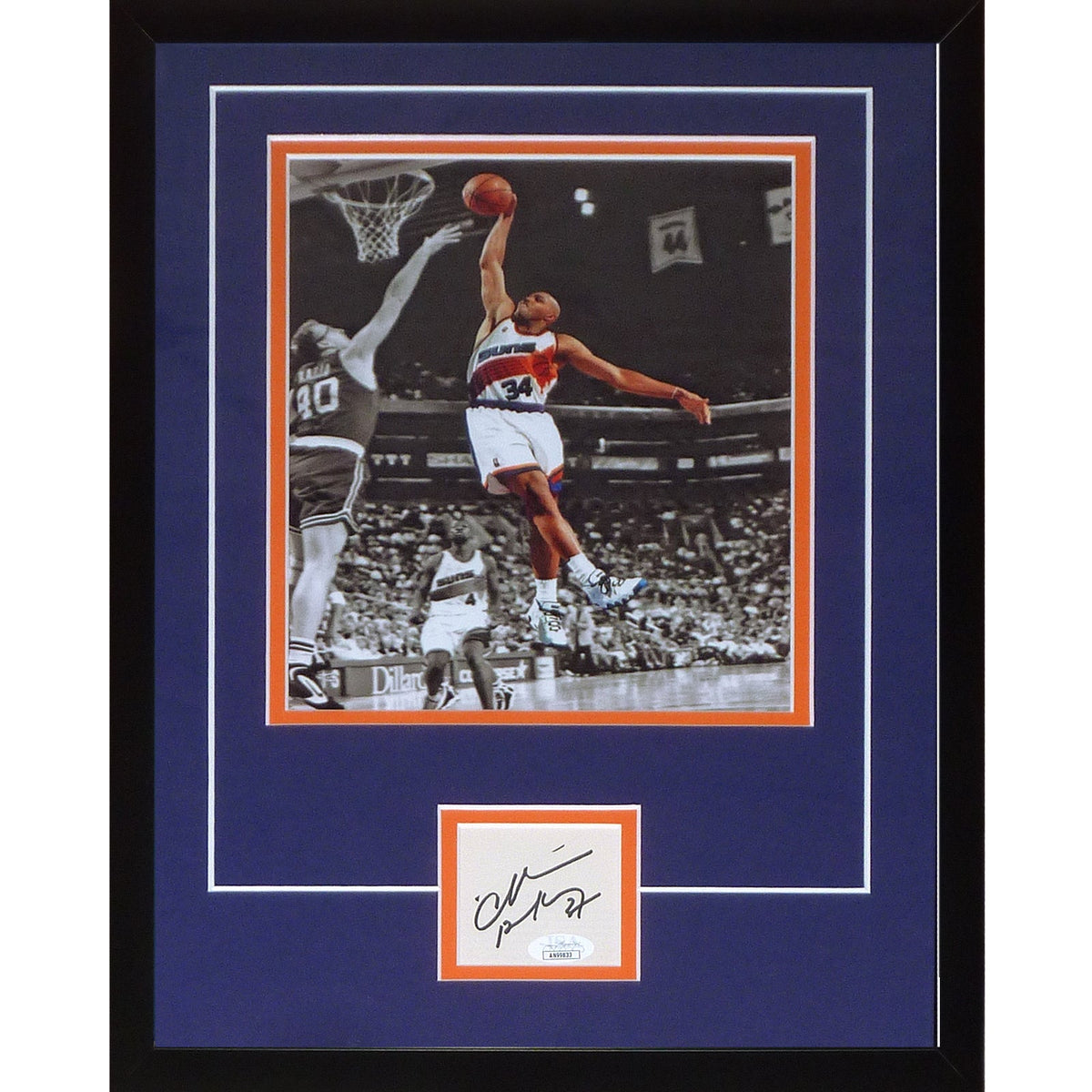Autographed Charles Barkley Phoenix Suns Signature Series Frame - JSA-Powers Sports Memorabilia