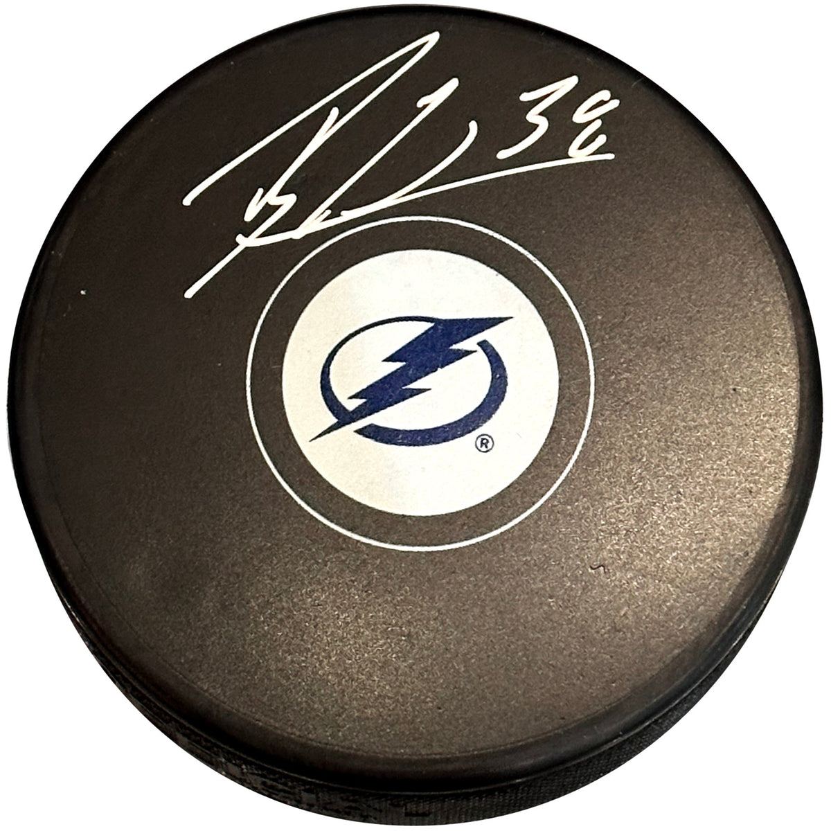 Autographed Brandon Hagel Tampa Bay Lightning Hockey Puck - JSA-Powers Sports Memorabilia