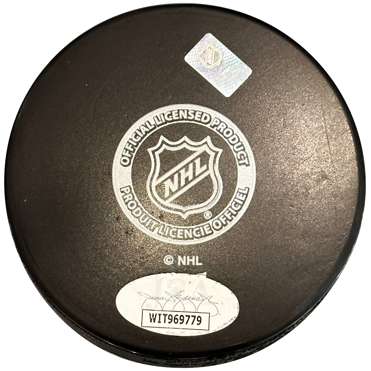 Autographed Brandon Hagel Tampa Bay Lightning Hockey Puck - JSA-Powers Sports Memorabilia