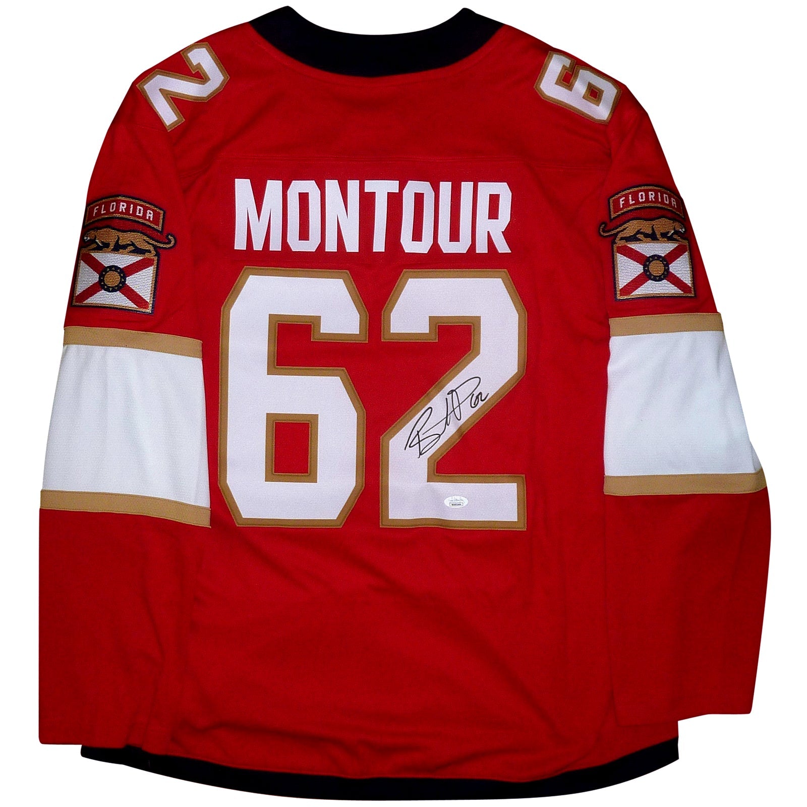 Autographed Brandon Montour Florida Panthers (Red #62) Fanatics Breakaway Authentic Jersey - JSA-Powers Sports Memorabilia